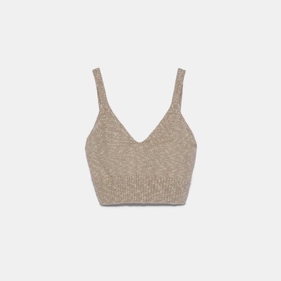 Zara cotton and linen blend 3 piece knit matching set NWT - Picture 3 of 6